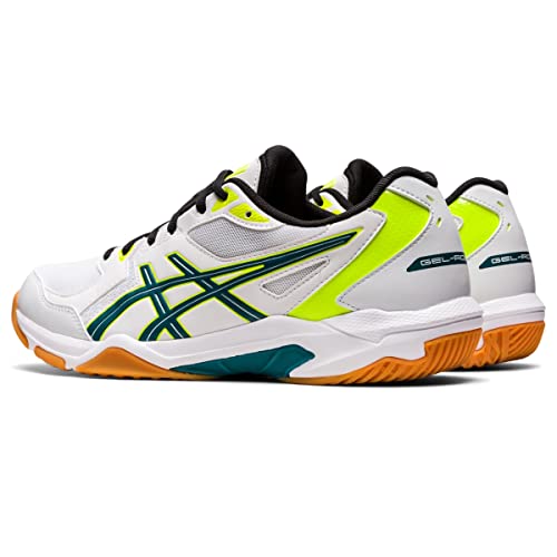 ASICS Men's Gel-Rocket 10 Volleyball Shoes, 12, White/Velvet Pine