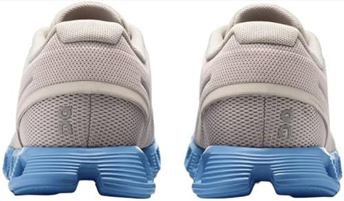 On Women's Cloud 5 Sneakers, Pearl/Neptune, 8.5 Medium US