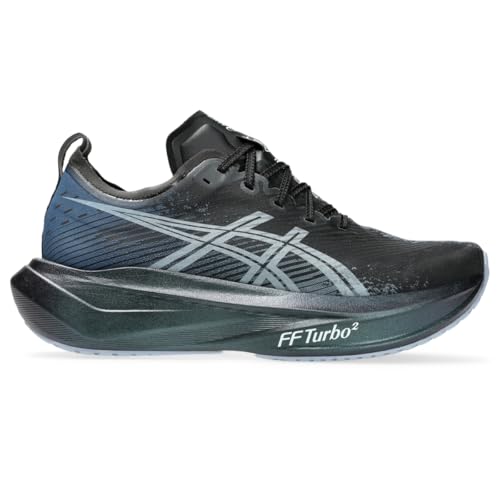 ASICS Unisex MEGABLAST Running Shoes, 9.5M / 11W, Black/White