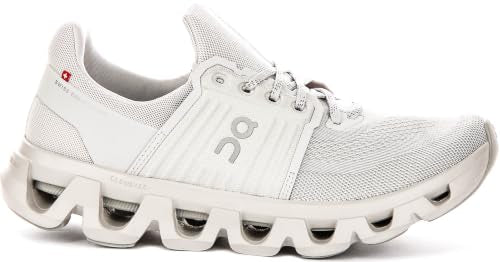 On Running Cloudswift 4 Ad Men's Mid Cushion Standard Road Runn Sneakers (Light Gray, US 11.5)