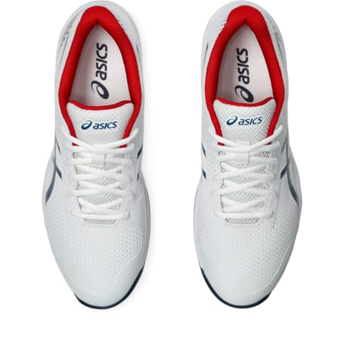 ASICS Men's Gel-Game 9 Pickleball Shoes, 11, White/Night Sky