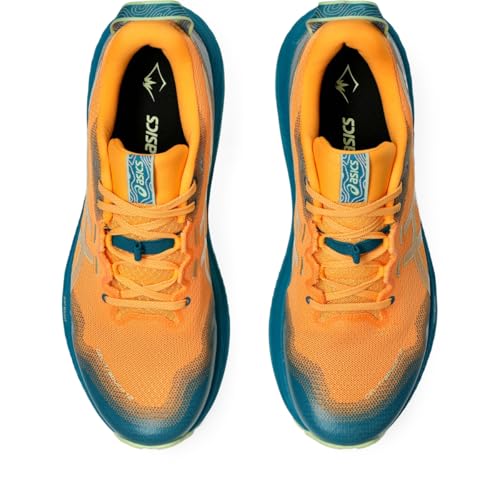 ASICS Men's Gel-Trabuco 12 Running Shoes, 7, Stadium Orange/Cool Matcha