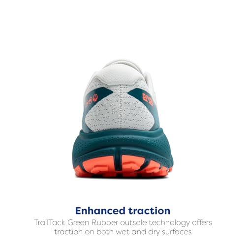 Brooks Women’s Divide 5 Trail Running Shoe - Bit of Blue/Legion Blue/Flame - 6 Medium