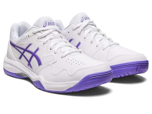 ASICS Women's Gel-Dedicate 7 Tennis Shoes, 9, White/Amethyst