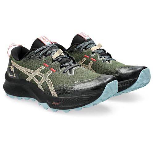 ASICS Men's Gel-Trabuco 12 Sneaker, Smog Green Feather Grey, 6 US