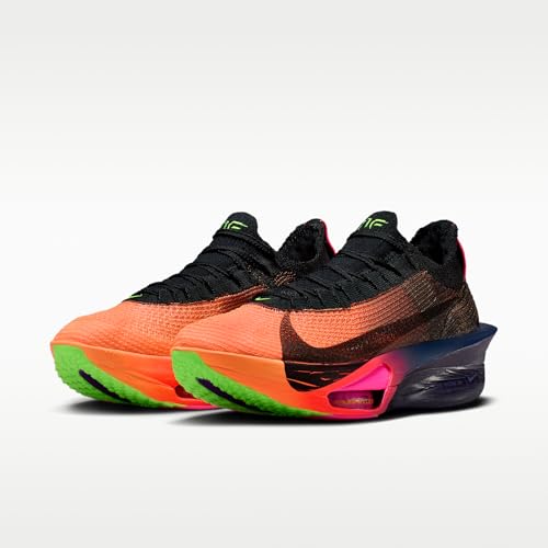 Nike Alphafly 3 Glam Women's Road Racing Shoes (Orange Pulse/Purple Dynasty/Electric Green/Black) Size 8.5