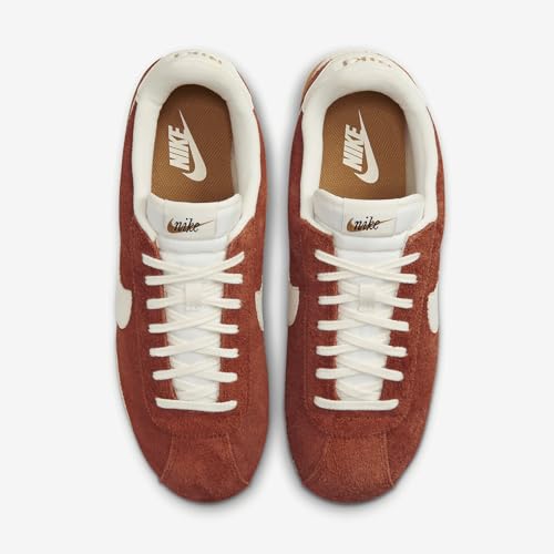 Nike Cortez SE Suede Men's Shoes (HF3142-200, Dark Russet/Flax/Muslin/Sail) Size 8