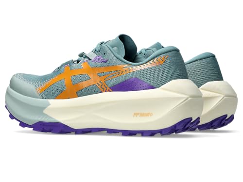 Asics Trabuco Max 5 Women's Running Shoes, Foggy Teal Radiant Amethyst, 8 US
