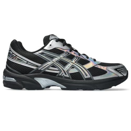 ASICS Unisex Gel-1130 Sneakers, Black/Pure Silver, 10.5 US Women/9 US Men