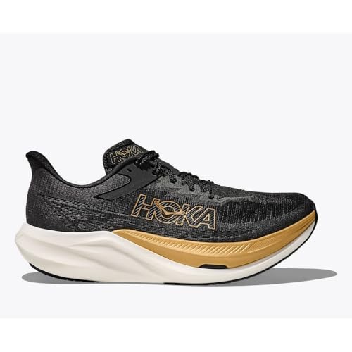 Hoka Unisex Rocket X 3 Black/Gold Men's 8.5, Women's 9.5 Medium