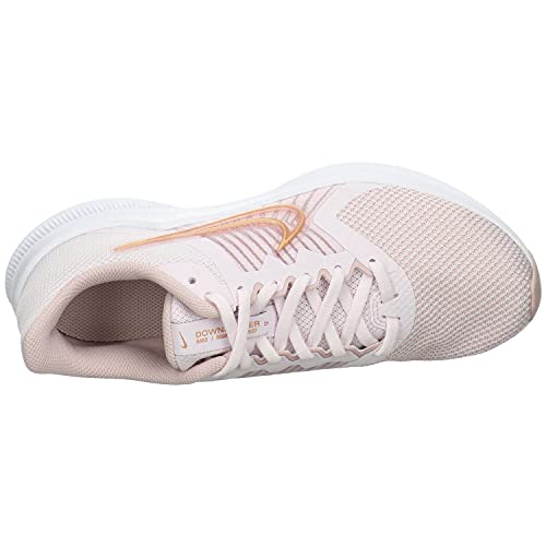 Nike Women's Downshifter 11 Running Shoes, Light Violet Champagne White Metallic Red Bronze, 11 Women