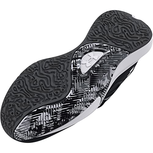 Under Armour Unisex Lockdown 6 Basketball Shoe, Black, 12.5, US