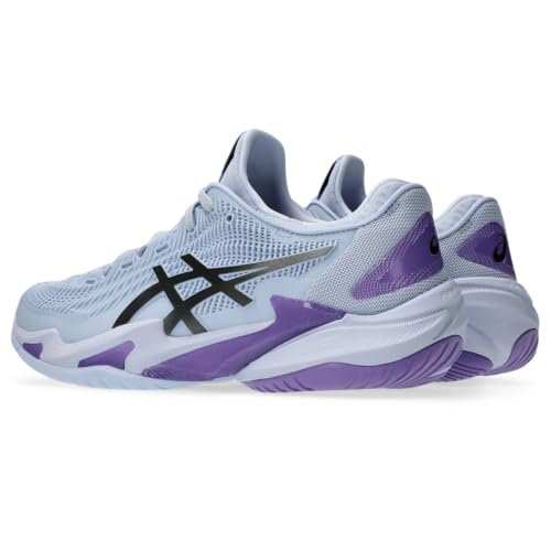ASICS Women's Court FF 3 Night Energy Tennis Shoes, Blue Fade/Gunmetal, 6.5