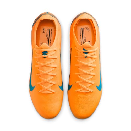 Nike Mercurial Vapor 16 Pro Kylian Mbappe Firm-Ground Low-Top Soccer Cleats (Melon Tint/Igloo/Neo Turquoise) Size 9