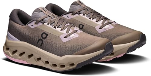 On Womens Cloudsurfer Trail 2 Waterproof Cinder/Desert 7 M