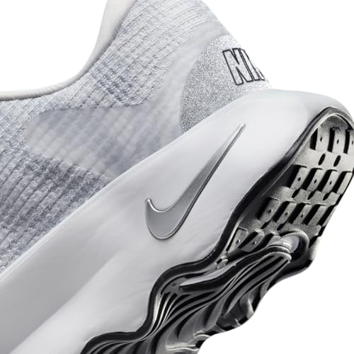 Nike Motiva Premium Women's Walking Shoes (FZ2115-101, Summit White/Pure Platinum/Black/Metallic Silver) Size 9.5