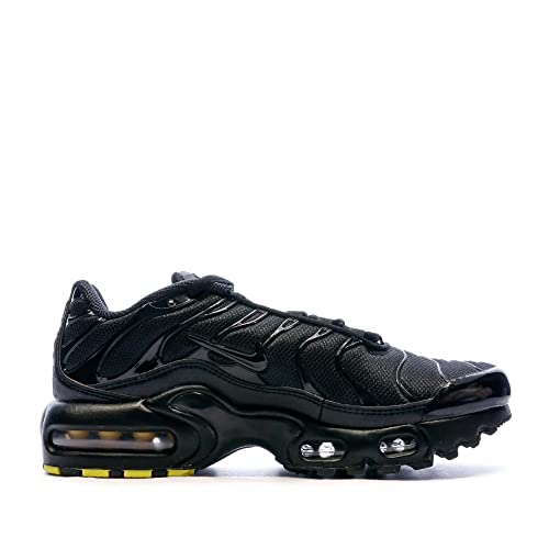 Nike Air Max Plus (gs) Big Kids Cd0609-001 Size 3.5 Black/Black/Black