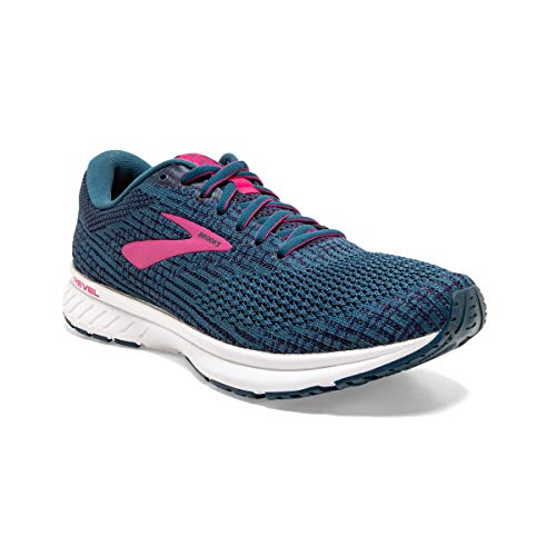 Brooks Womens Revel 3 Running Shoe - Blue/Navy/Beetroot - B - 6.0