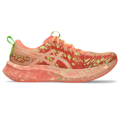ASICS Women's Noosa TRI 16 Running Shoe, 6.5, Orange Glow/Flash RED