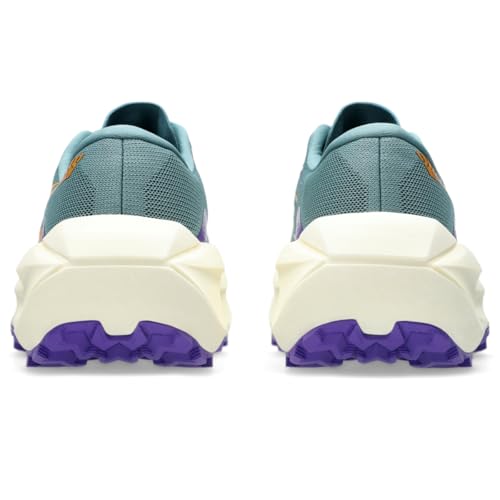 ASICS Women's Trabuco MAX 5 Running Shoes, 8, Foggy Teal/Radiant Amethyst