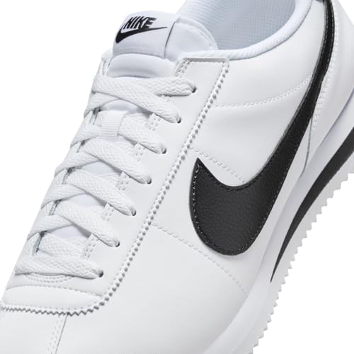 Nike Men's Cortez Sneakers, White/Black, 10 Medium US
