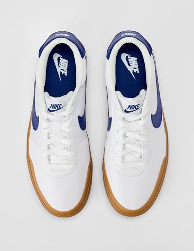 Nike Men's Court Shot Shoes, White/Deep Royal Blue-Gum Medium Brown, 11