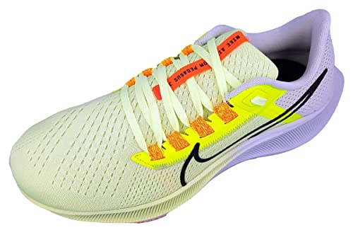 Nike Men's Air Zoom Pegasus 38 Running Shoe, Barely Volt/Black, 10