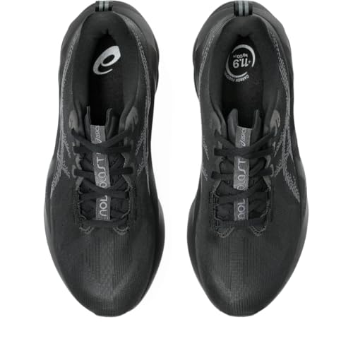 ASICS Men's NOVABLAST 5 Running Shoes, 10, Black/Carrier Grey