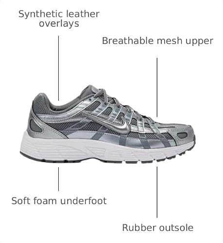 Nike P-6000 Grade-School (HV5064-004, Grey) Size 6