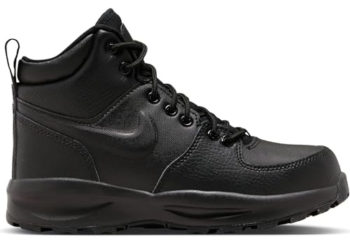Nike Manoa LTR (Big Kid) Black/Black/Black