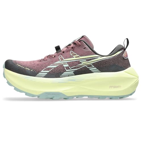 ASICS Women's Trabuco Max 4 Running Shoes, 7.5, Purple Oxide/Cold Moss
