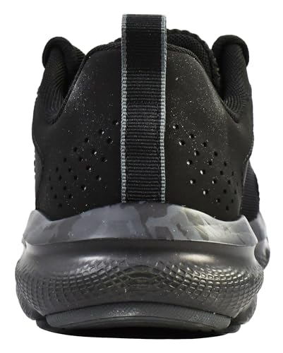 Under Armour Men's Charged Assert 9 Camo, Black/Black/Pitch Gray, 11 US