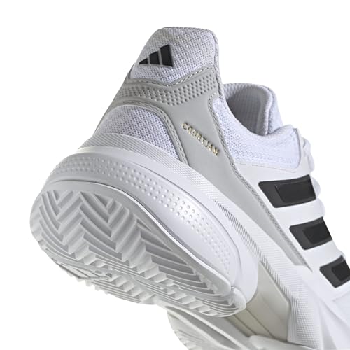 Adidas Men's CourtJam Control 3, White/Black/Grey, 11