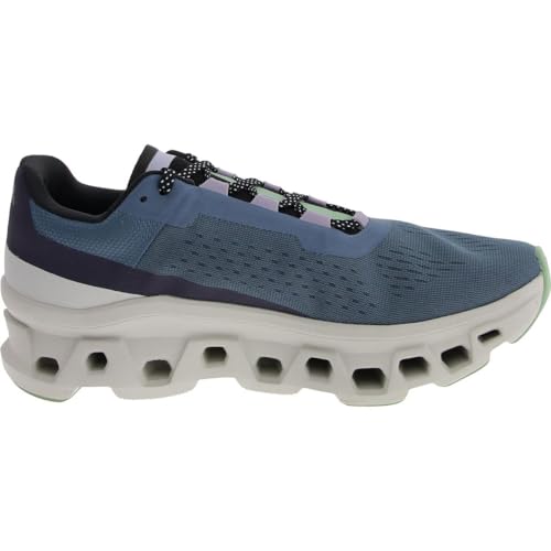 On Women's Cloudmonster 1 Running Shoes, Dust/Vapor, 9.5 US