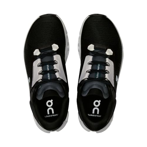 On Cloudstratus 3 Women's Performance Running Shoes - Black/Frost Size 8