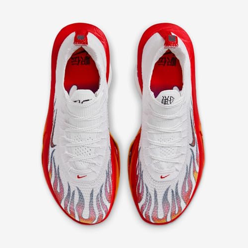Nike Alphafly 3 Premium Men's Road Racing Shoes (HQ3501-100, White/Black/University Red/Habanero Red) Size 12