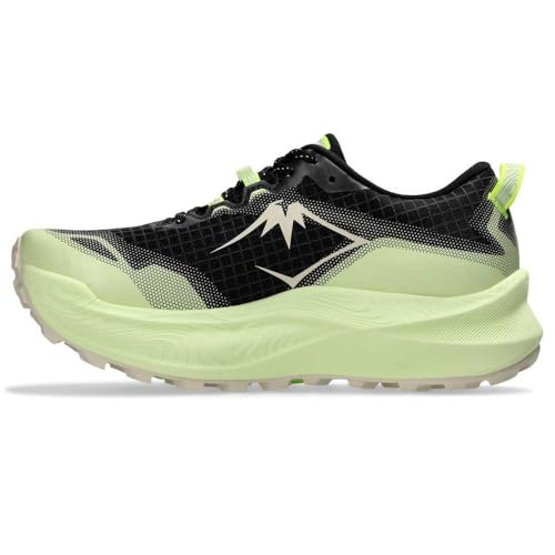 ASICS Women's Trabuco Max 3 Sneaker, Black Light Blue, 8.5 US