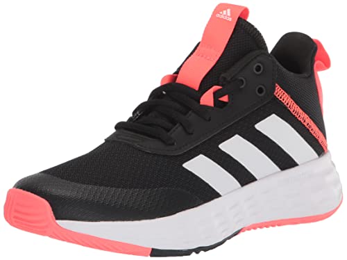 Adidas Big Kid Ownthegame 2.0 Shoes Core Black/White/Turbo 6.5