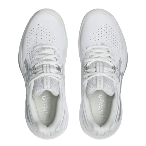 ASICS Women's Gel-Challenger 15 Clay Trainers, White Pure Silver, 10 US