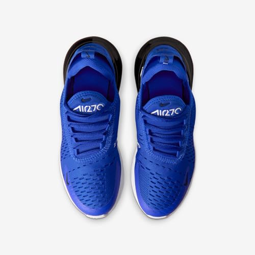 Nike Air Max 270 Big Kids' Shoes (Racer Blue/White/Black) Size 5