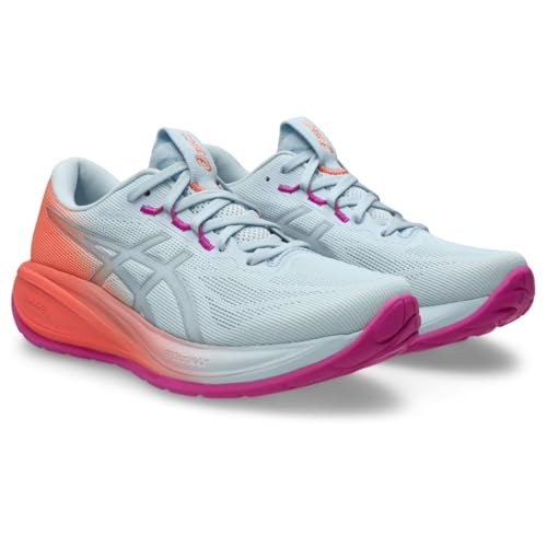 ASICS Women's Gel-Cumulus 28 Running Shoes, 5.5, Sky/Sun Coral