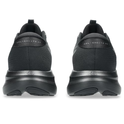 ASICS Men's Gel-Excite 11 Running Shoes, 11.5, Black/Carrier Grey