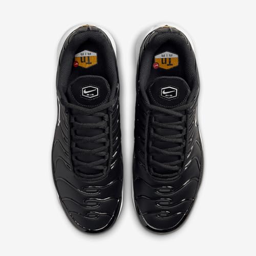 Nike Air Max Plus Golf Shoes (FZ4150-001, Black/Gold/Salsa Red/White) Size 10.5
