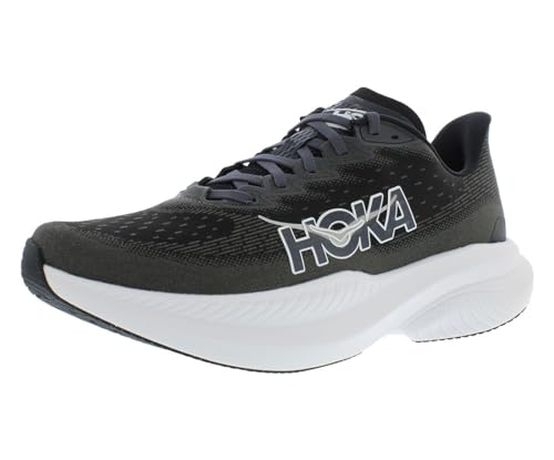 HOKA ONE ONE Mach 6 Mens Shoes Size 11, Color: Black/White