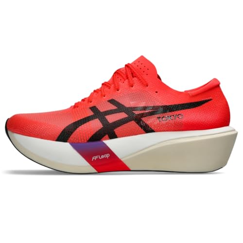 ASICS Unisex METASPEED Edge Tokyo Running, 9M / 10.5W, Flash RED/Black
