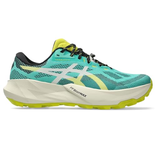 ASICS Men's Trabuco 14 Trail Running Shoes, 11.5, Aurora Green/Light DUST
