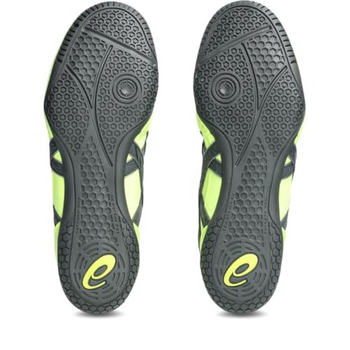 ASICS Men's DAN Gable EVO 3 Wrestling Shoes, 10, Safety Yellow/Graphite Grey