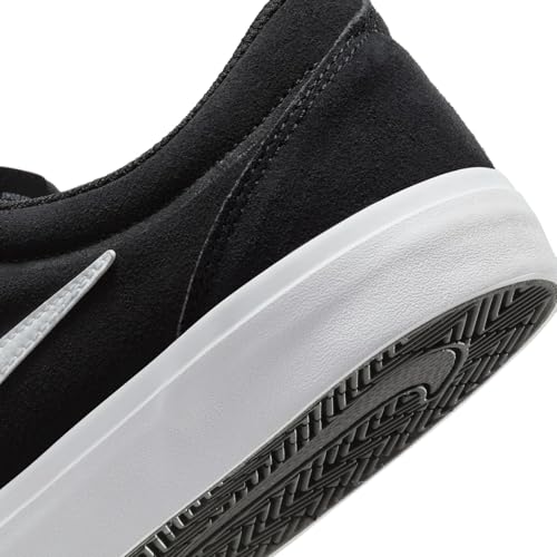 Nike SB Charge Suede Shoe (Men), IB2750, Black/White, 10 US