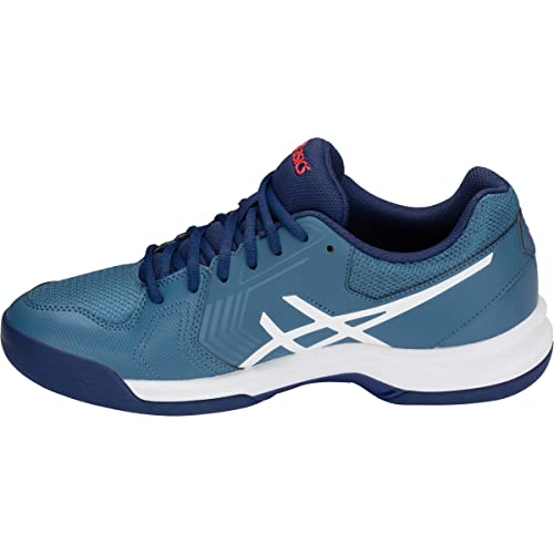 ASICS Men's Gel-Dedicate 5 Tennis Shoes, 9, Azure/White