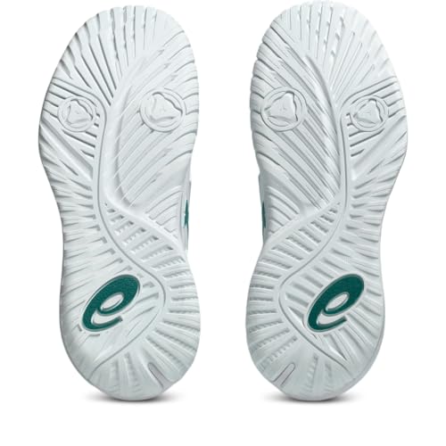 ASICS Women's Gel-Resolution X Tennis Shoes, 9, White/Pitch Green